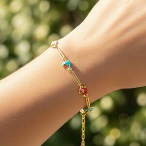 "Trendy Handmade Bracelet – A Stylish Gift for Women & Girls, MAR091233